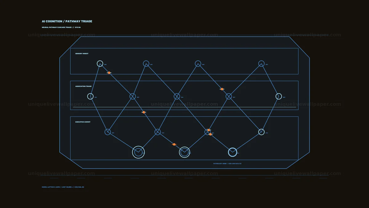 Watermarked thumbnail for AI Cognition Analysis HUD Seamless Loop