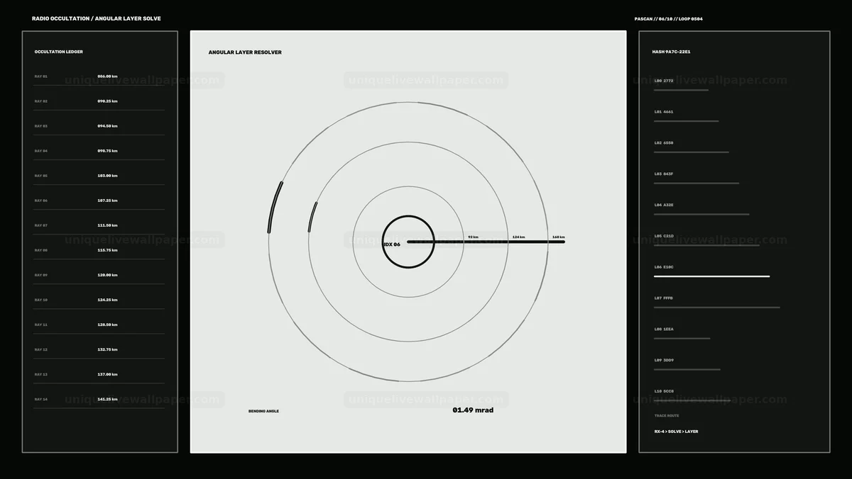 Watermarked thumbnail for Planetary Atmosphere Scanner HUD Seamless Loop