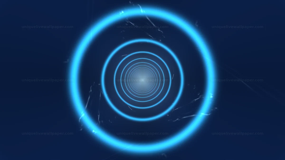 Watermarked thumbnail for Electric Blue Space Portal Background Seamless Loop