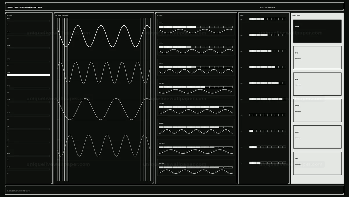 Power Generation Control Dashboard with Load Traces