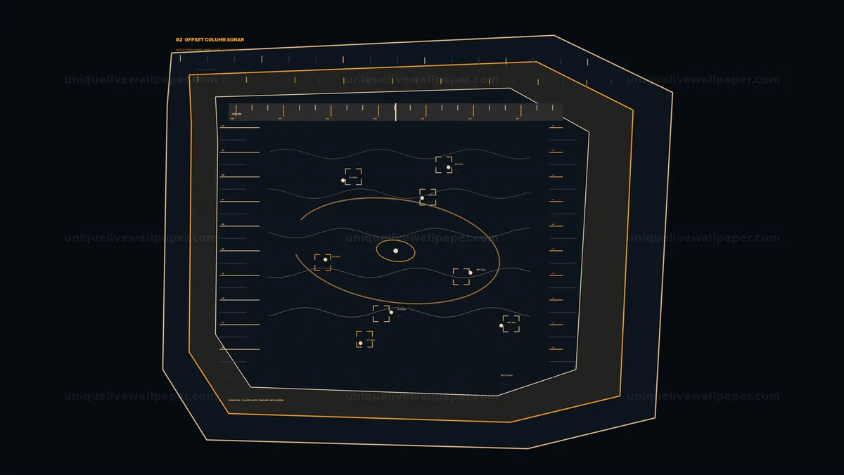 Sonar Sensor Sweep HUD Seamless Loop