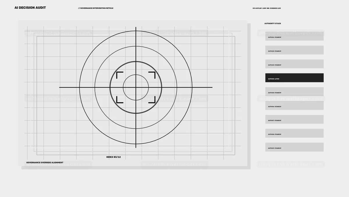 AI Decision Audit Telemetry HUD