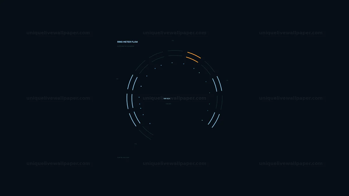 Watermarked thumbnail for Circular Ring Meter Data HUD Seamless Loop