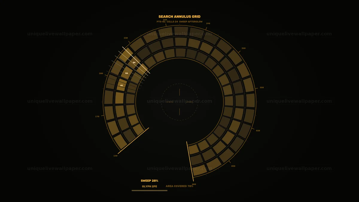 Digital Precision Target Search Display Seamless Loop