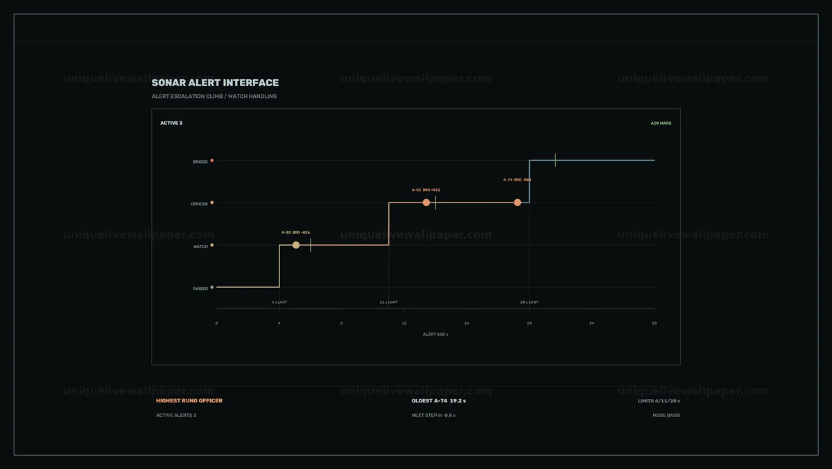 Sonar Alert Escalation Graph Seamless Loop