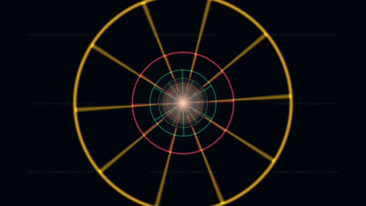 Abstract Sci-Fi Tunnel Background Seamless Loop