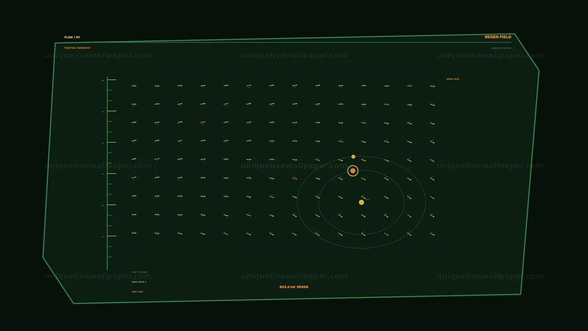 Watermarked thumbnail for Battery Energy Flow Monitoring HUD Seamless Loop