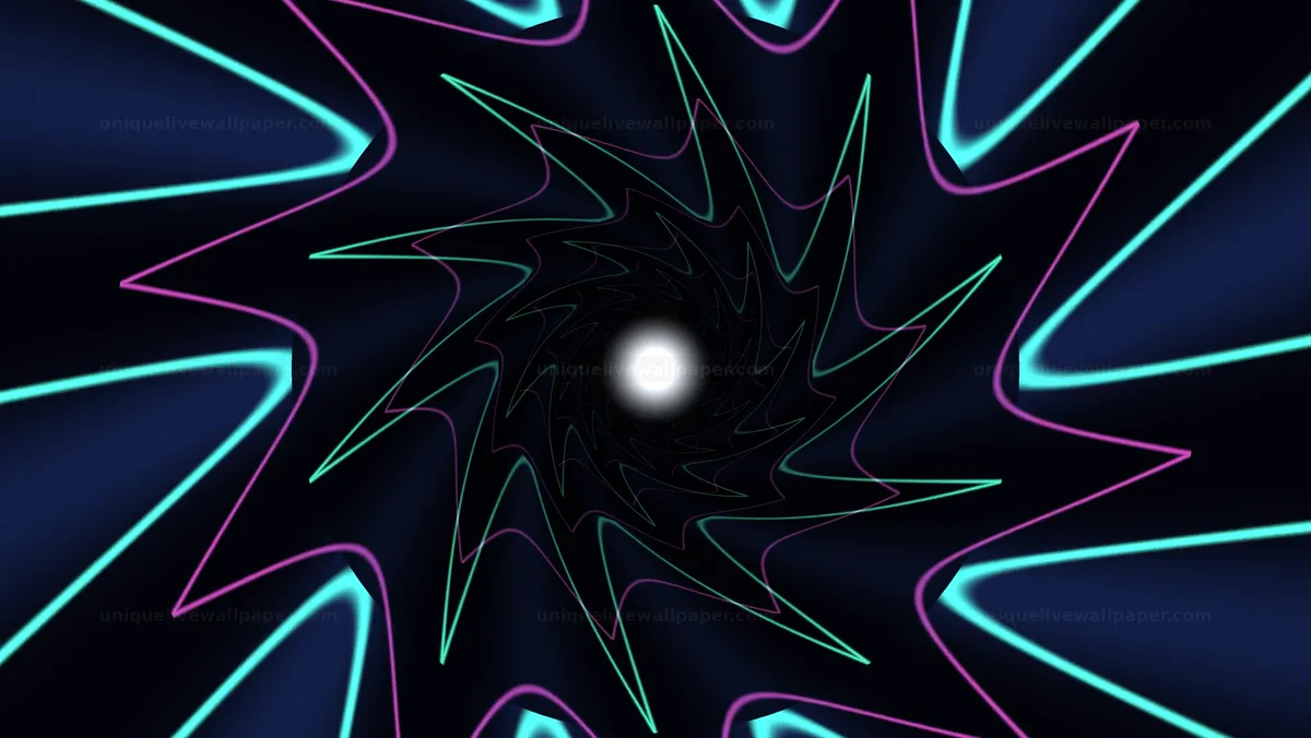 Watermarked thumbnail for Luminous Spiral Passage Background Seamless Loop