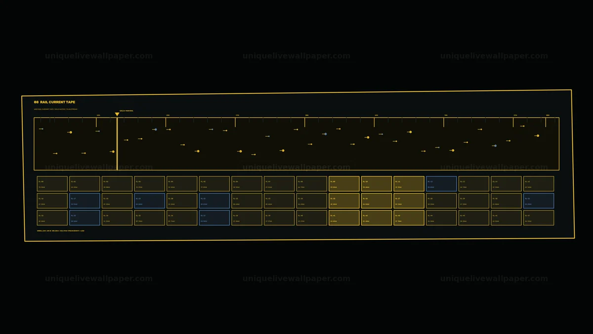 Spacecraft Power Management HUD Seamless Loop
