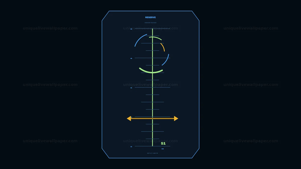 Battery Backup Status Dashboard HUD Seamless Loop