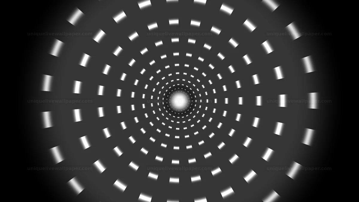 Watermarked thumbnail for Black and White Radial Tunnel Seamless Loop