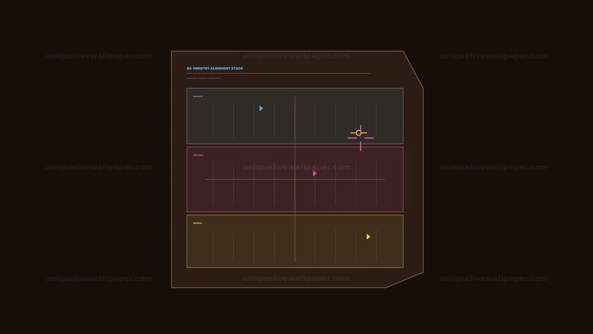 Government Ministry Alignment HUD Seamless Loop