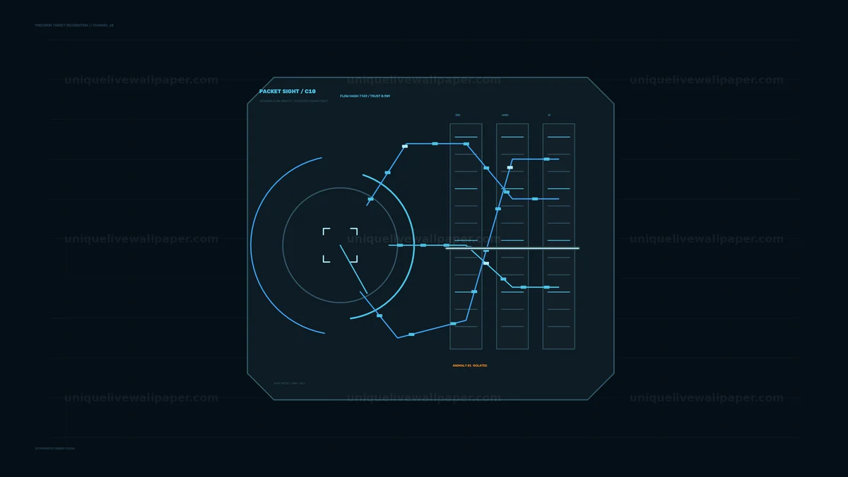 Precision Target Recognition HUD Seamless Loop
