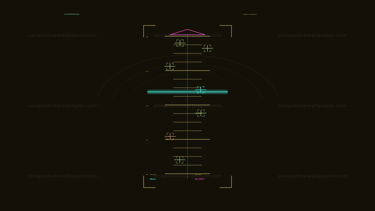 Watermarked thumbnail for Sonar Data Dashboard Tracking HUD Seamless Loop
