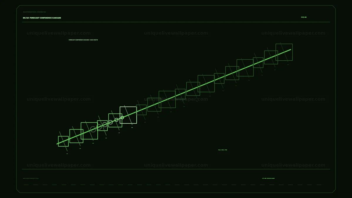 Watermarked thumbnail for Solar Energy Forecast Data Screen Seamless Loop