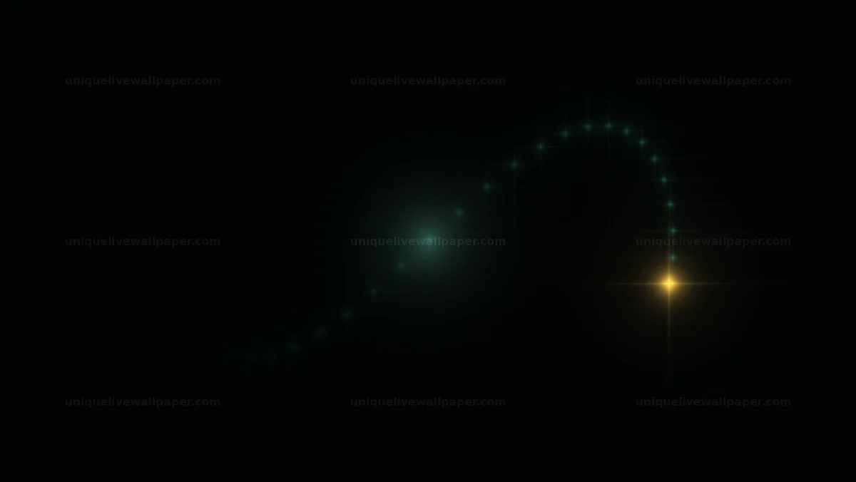 Glitter Particle Comet Trail Seamless Loop