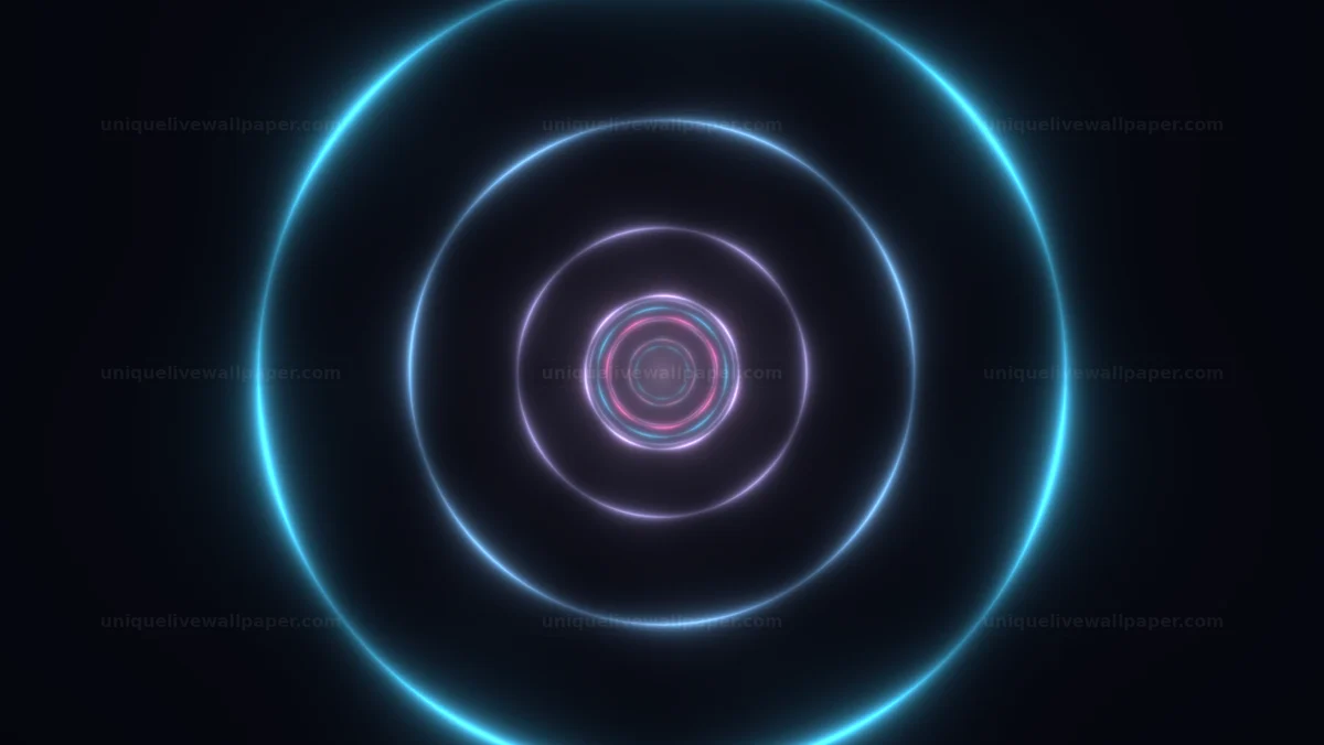 Watermarked thumbnail for Glowing Geometric Tunnel Background Seamless Loop