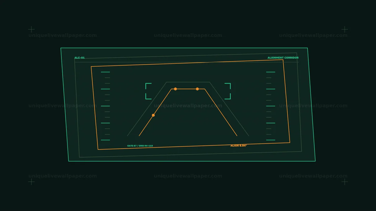 Precision Target Acquisition HUD Seamless Loop