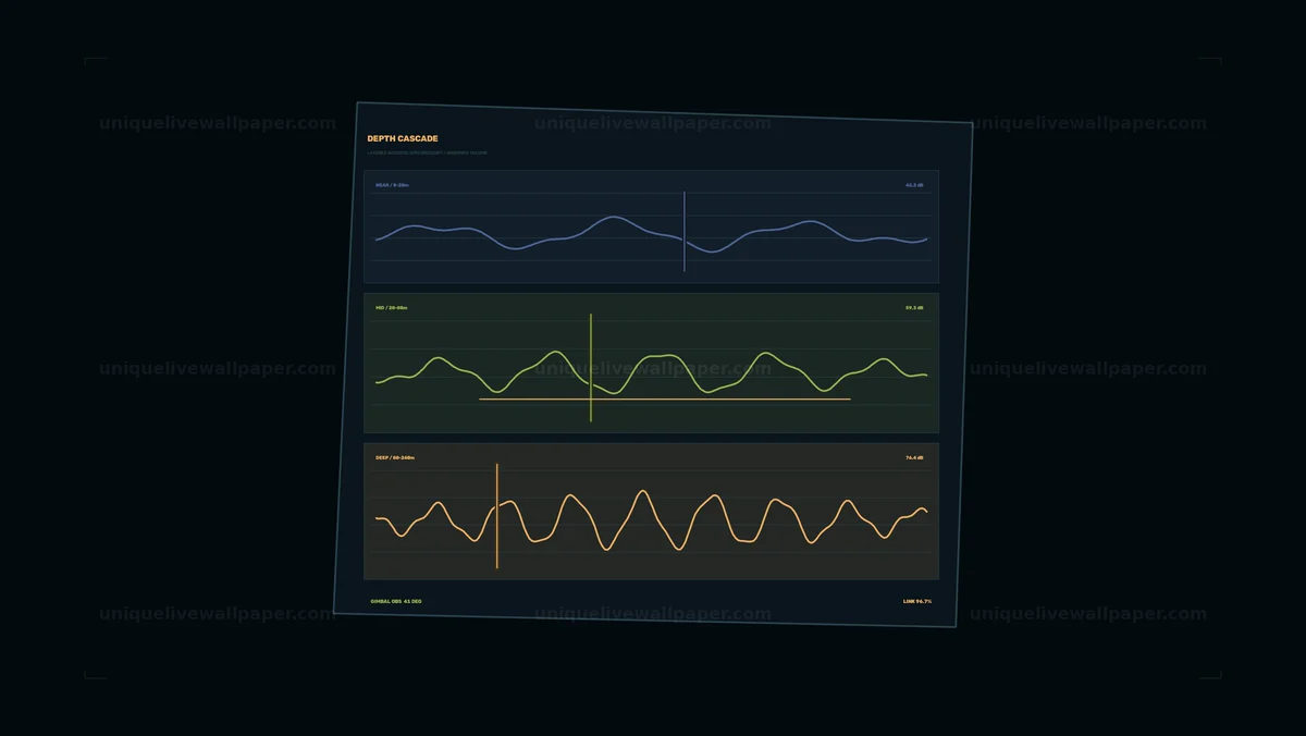 Acoustic Sensor Waveform Monitoring HUD Seamless Loop