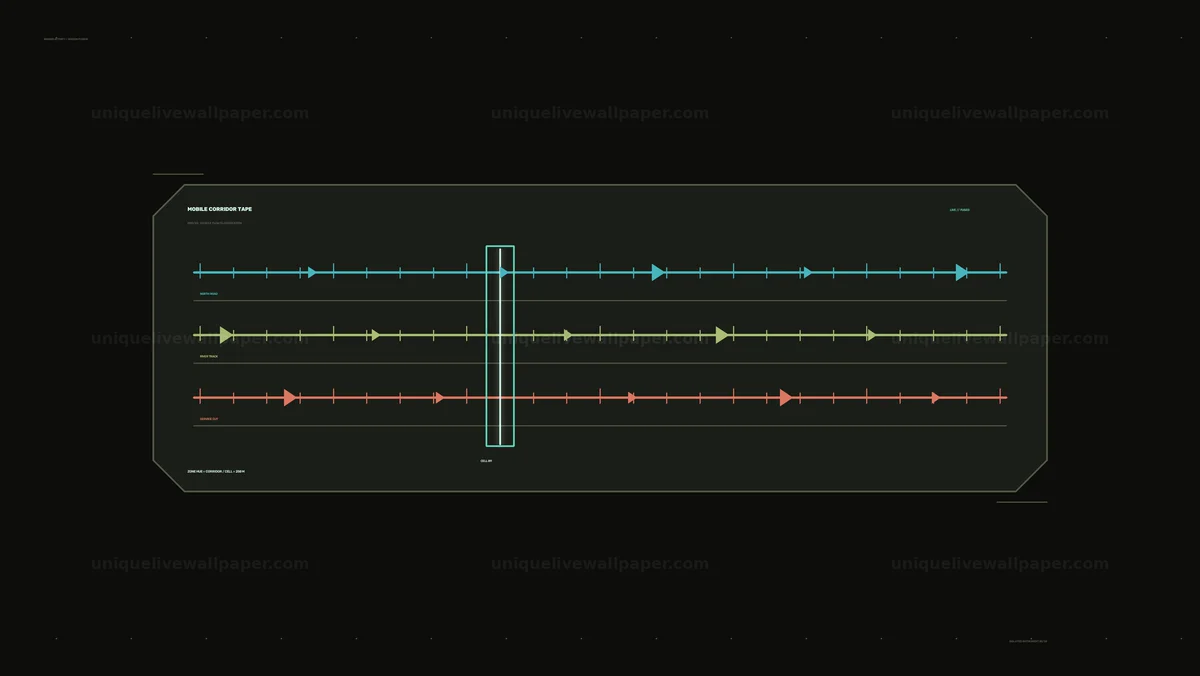 Activity Tracking Data HUD Seamless Loop