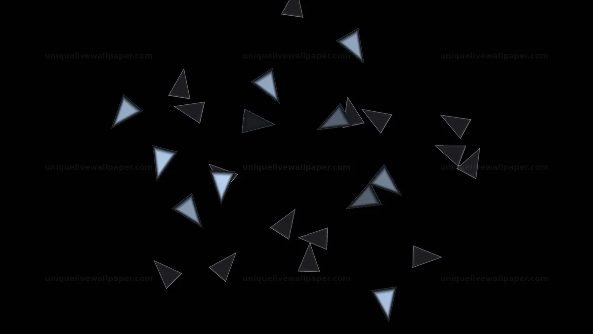 Glitter particles dissolving into darkness create motion effects