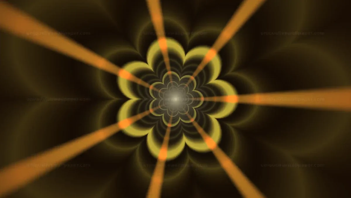 Glowing Geometric Tunnel Background Seamless Loop