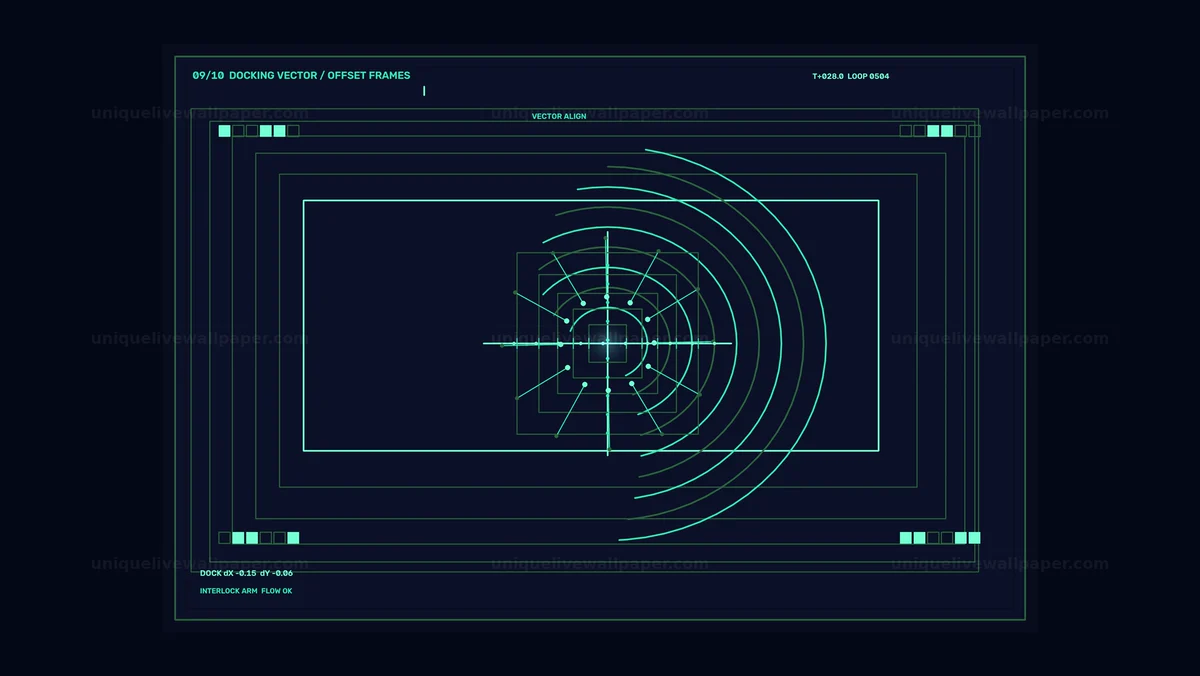 Watermarked thumbnail for Spacecraft Autopilot Navigation HUD Seamless Loop