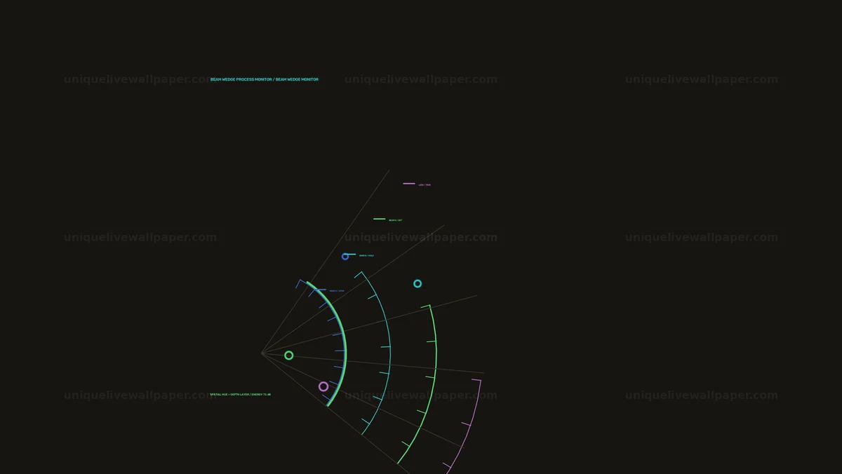 Watermarked thumbnail for Acoustic Beam Monitoring HUD Seamless Loop