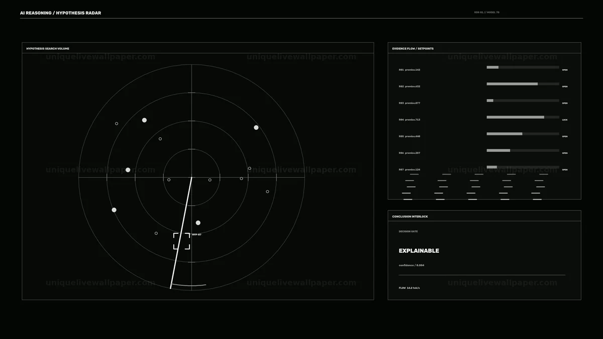 Watermarked thumbnail for AI Reasoning Analysis HUD Seamless Loop