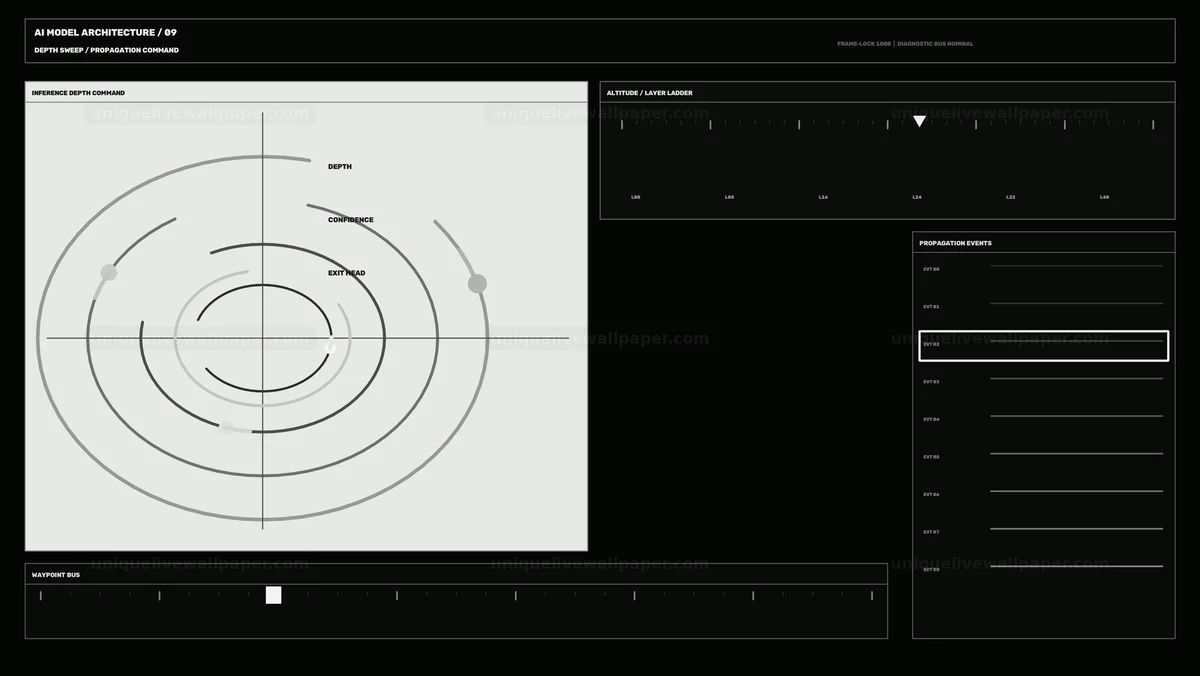 Watermarked thumbnail for AI Model Architecture Diagnostic HUD Seamless Loop