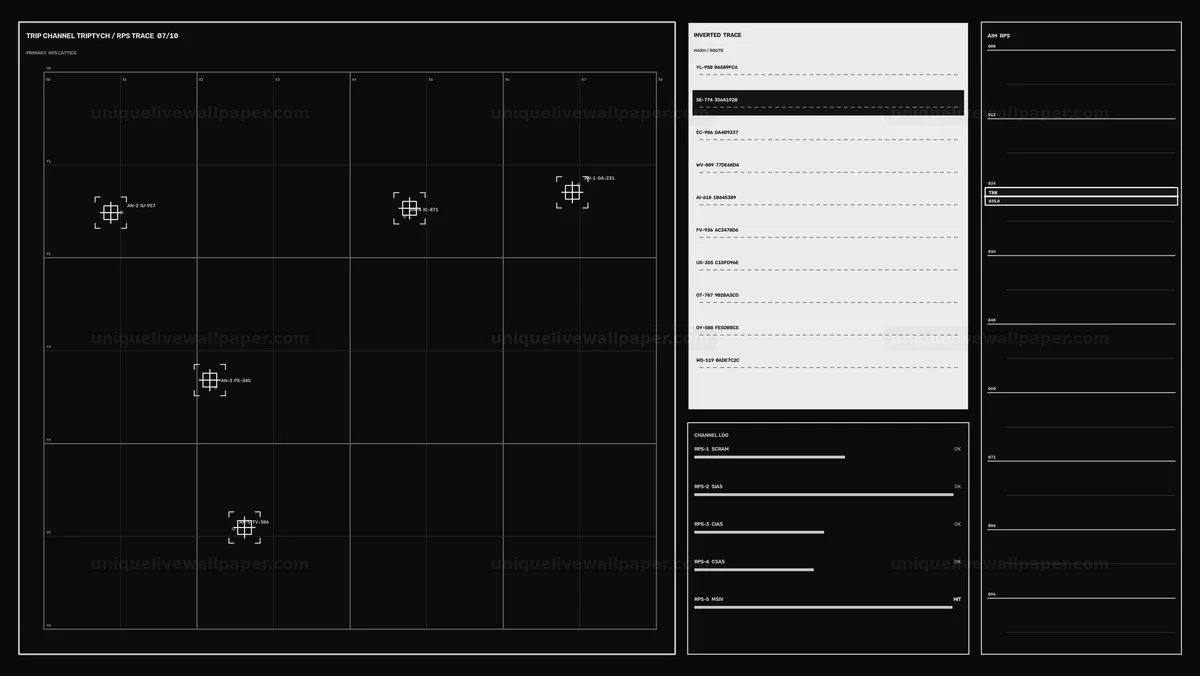 Watermarked thumbnail for Futuristic Data HUD Tracking Dashboard