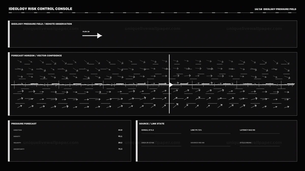 Watermarked thumbnail for Ideology Risk Control Console HUD Seamless Loop
