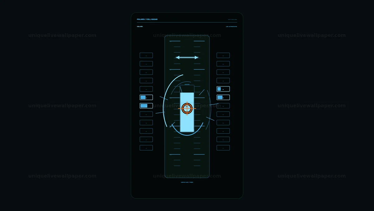 Battery Connectivity Status HUD Seamless Loop