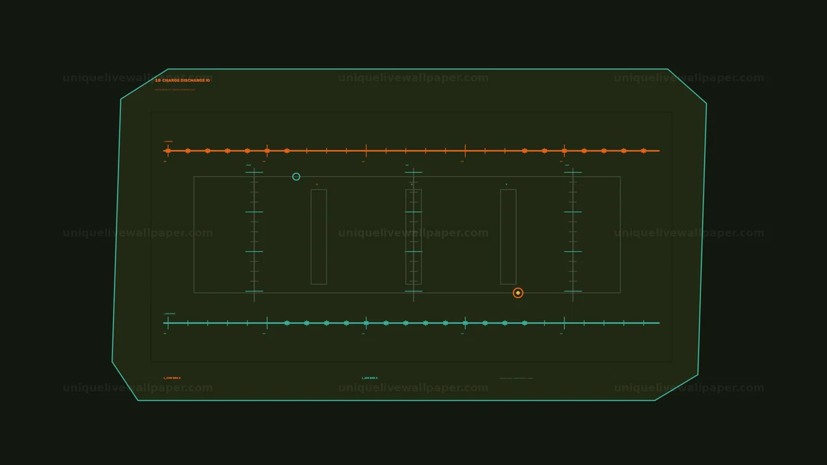 Battery Current Monitoring HUD Seamless Loop