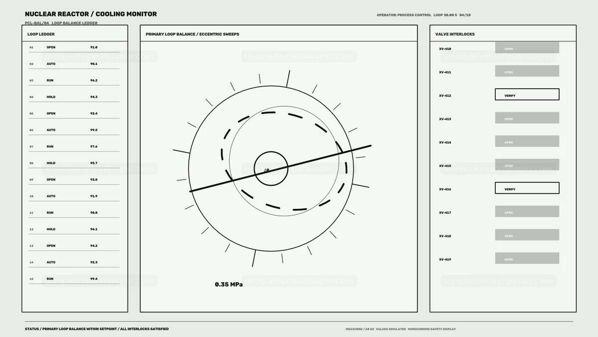 Watermarked thumbnail for Nuclear Reactor Cooling Monitor HUD Seamless Loop