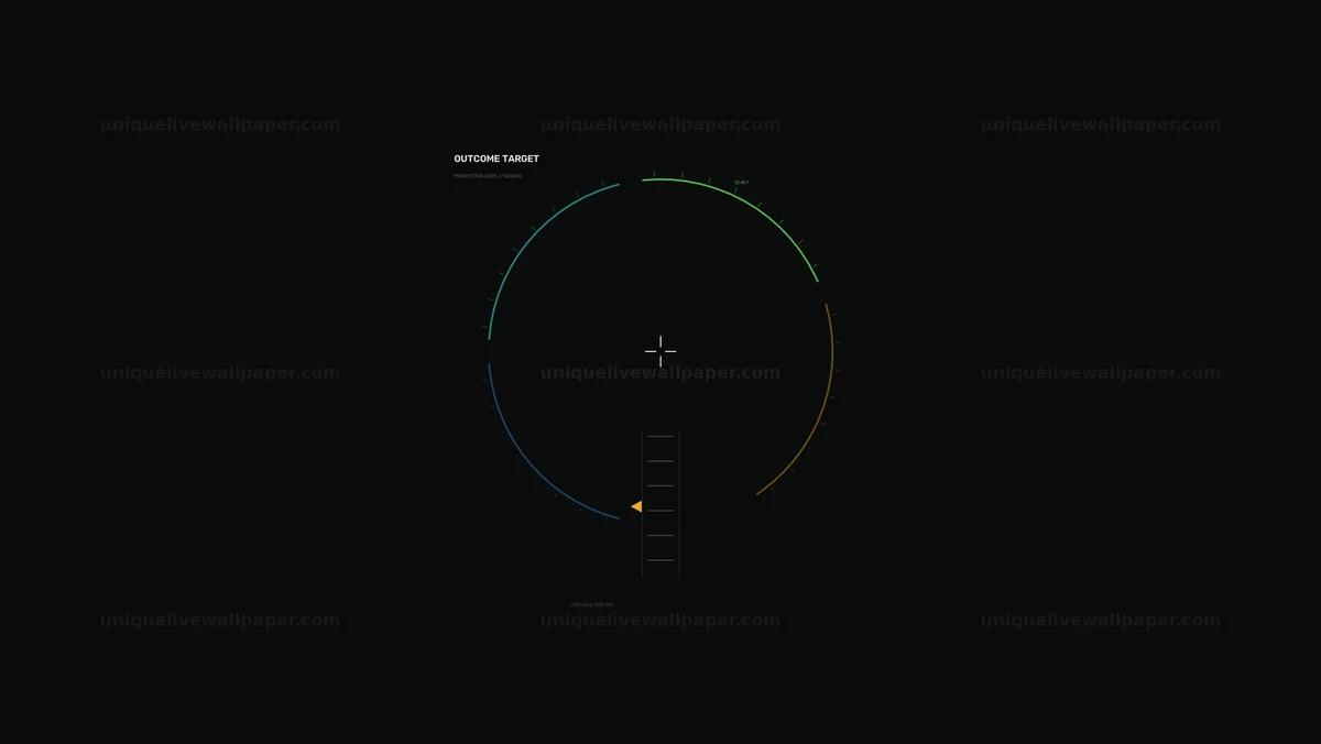 Outcome Prediction Gauge HUD Seamless Loop