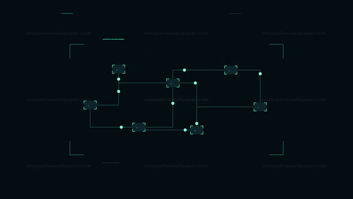 Watermarked thumbnail for Data Network Dashboard HUD Seamless Loop