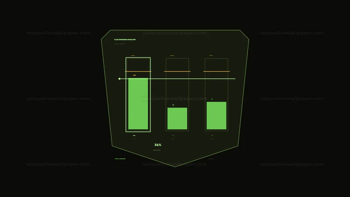 Industrial Emissions Dashboard Seamless Loop