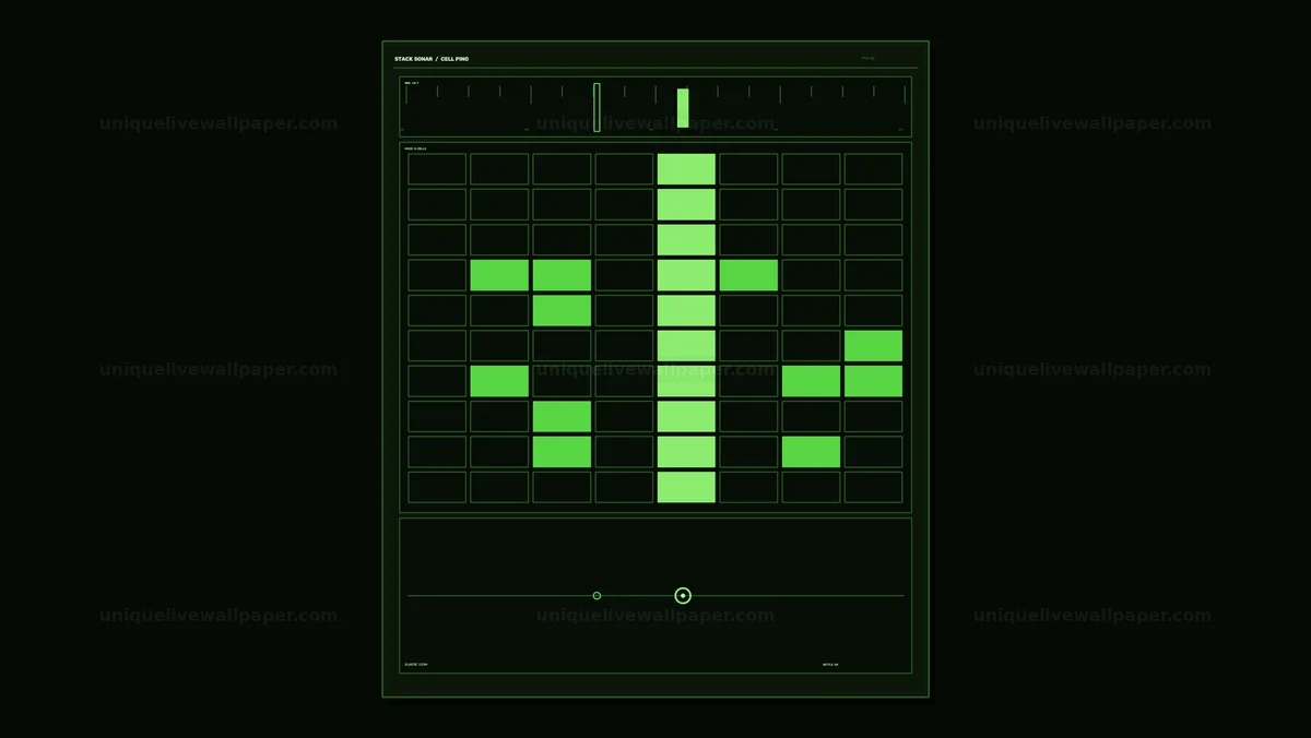 Precision Target Detection Grid HUD