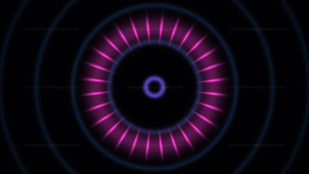 Blinking Glitter Halo Loop — Blinking glitter halo creates a dynamic v