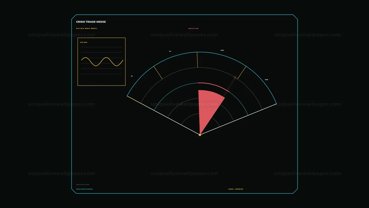 Watermarked thumbnail for Medical Triage HUD Status Gauge Seamless Loop