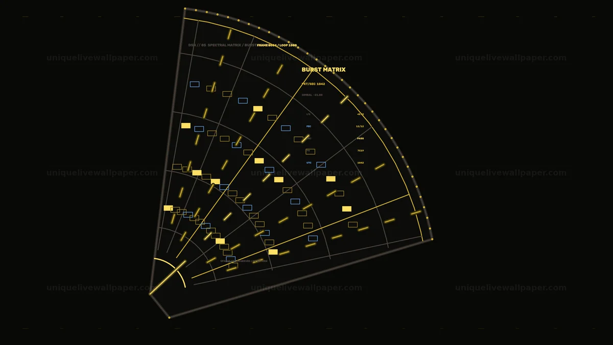 Signal Analysis Radar HUD Seamless Loop