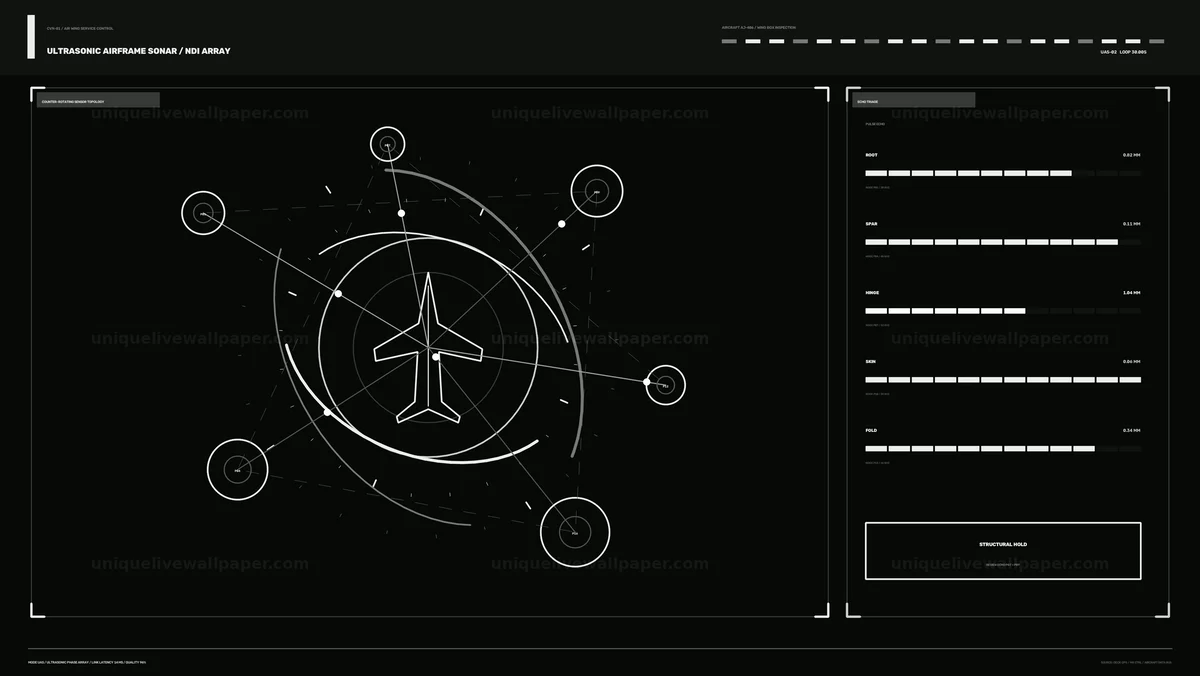Watermarked thumbnail for Aircraft Structural Inspection HUD Seamless Loop