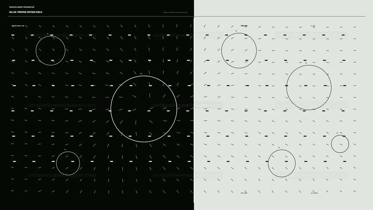 Celestial Object Tracking HUD Seamless Loop