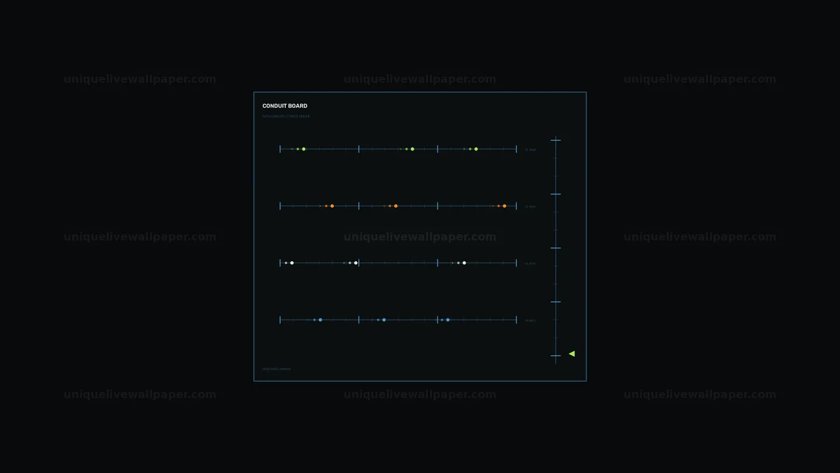 Data Dashboard HUD Interface Seamless Loop