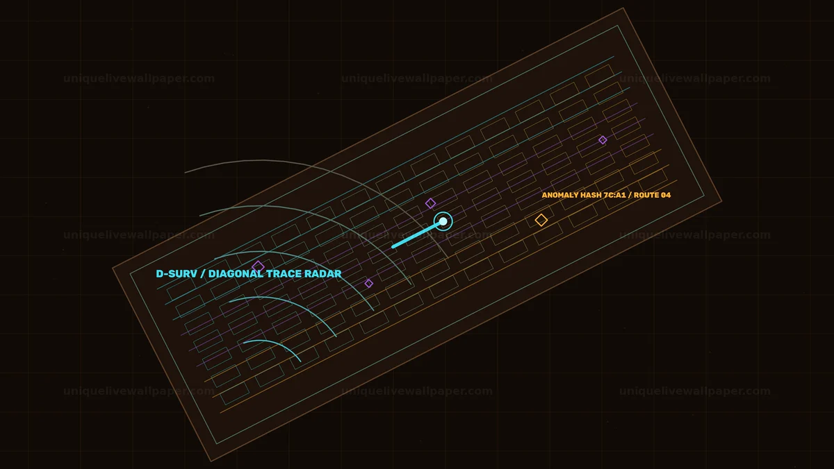 Defense Surveillance Radar HUD Seamless Loop