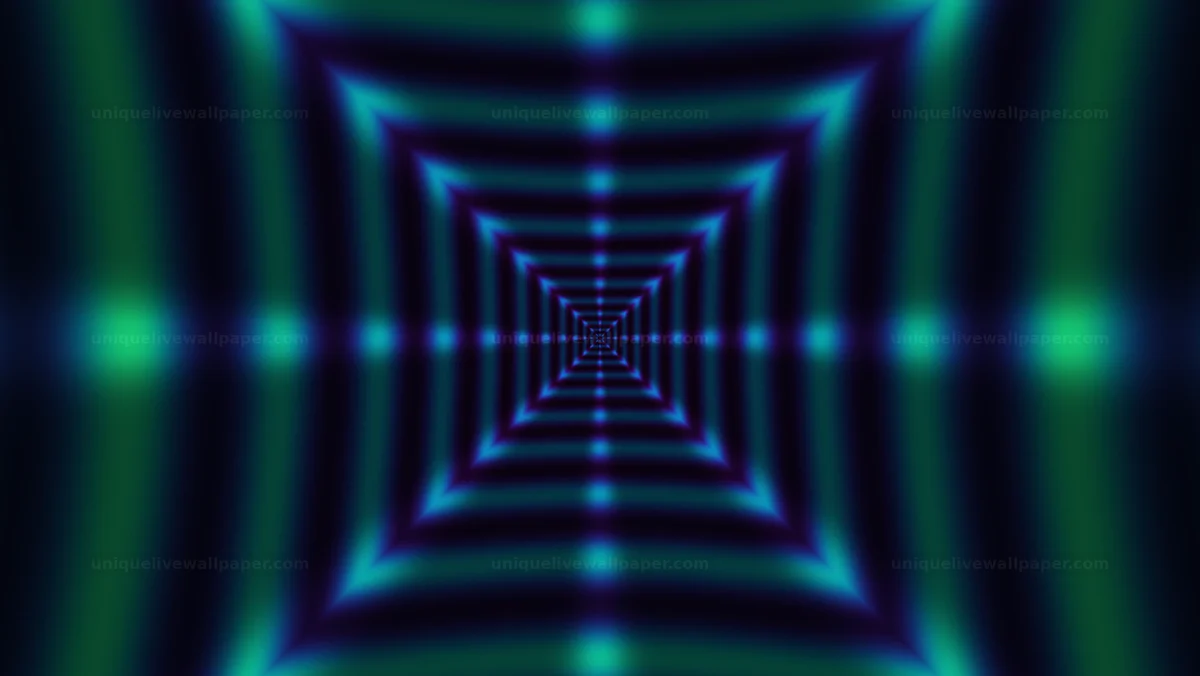 Electric Color Distortion Tunnel Seamless Loop