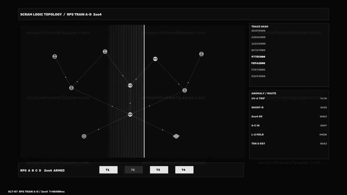 Nuclear Facility SCRAM Logic Interface Seamless Loop