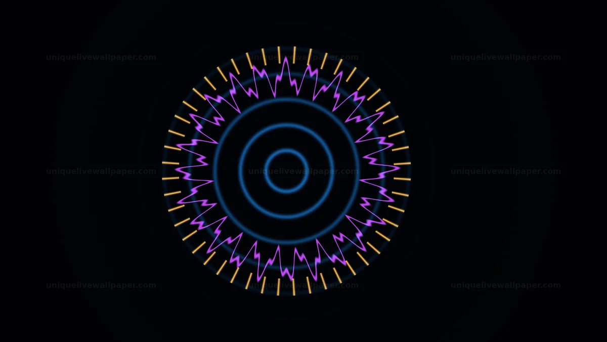 Watermarked thumbnail for Abstract Mandala Ripple Animation Seamless Loop