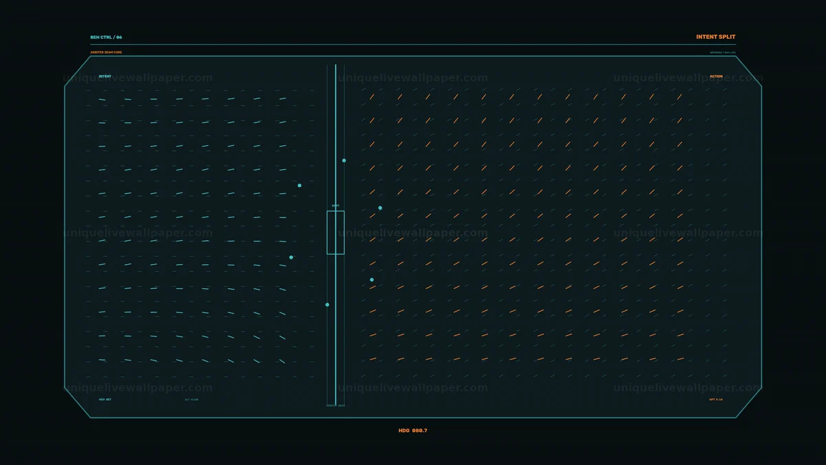 Behavior Control Data HUD Seamless Loop